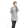 Latest excellent quality light grey loose sweater